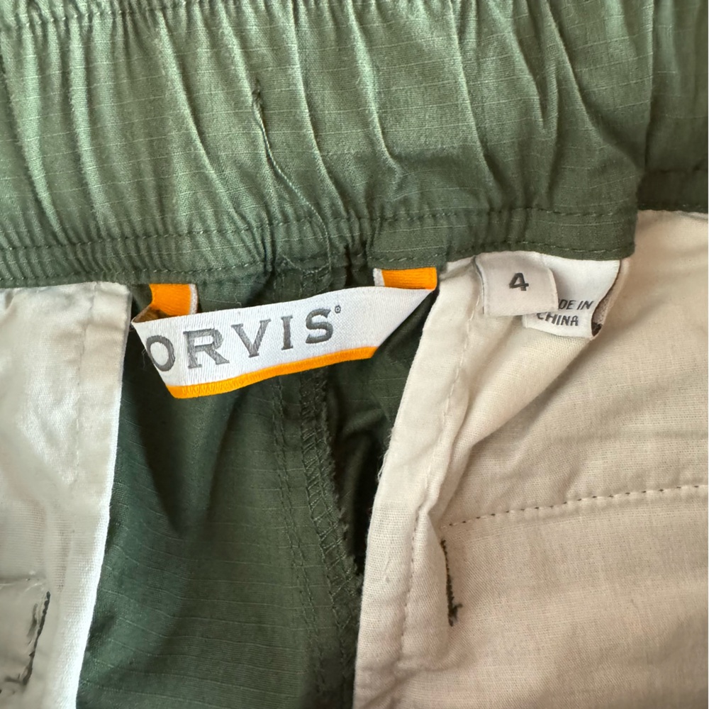 Orvis Pants Sweat Joggers Go The Distance Straight Leg Ankle Solid Green Dark - Picture 10 of 10